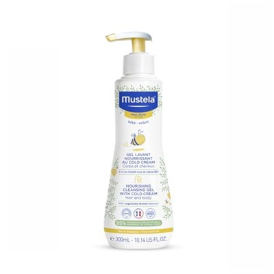 Mustela Mustela Kuru Ciltler için Cold Cream İçeren Besleyici Şampuan 300 ml 1 Paket