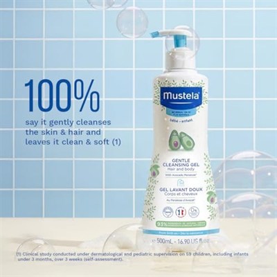 Mustela Mustela Normal Ciltler için Yenidoğan Şampuanı 500 ml 1 Paket