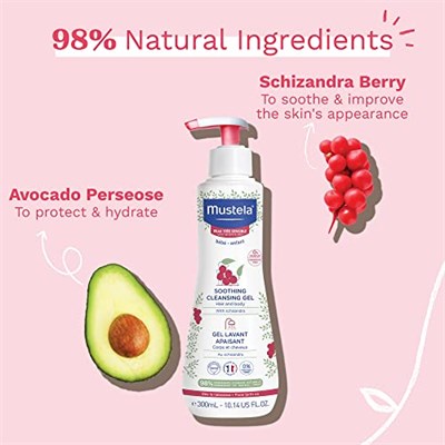 Mustela Soothing Cleansing Gel Hair And Body 300 ml - Hassas Ciltler