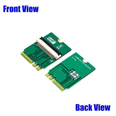 Mustpoint NGFF (M.2) Anahtar A/E - PCI-E Express x1 + USB Yükseltici Kart, Yüksek Hızlı FPC Kablosu