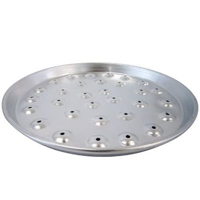 Mutfak Delikli Alüminyum Pizza Tepsisi Tavası 26 cm