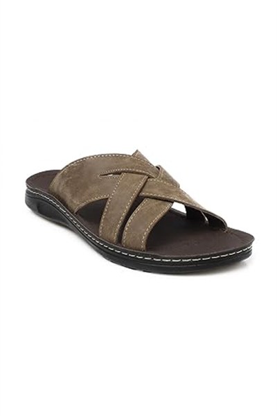 Muya 31318 M Tiger Casual Günlük Kahverengi Erkek Terlik