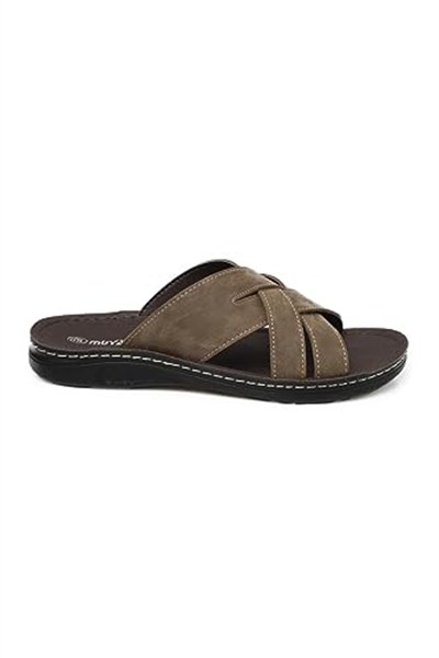 Muya 31318 M Tiger Casual Günlük Kahverengi Erkek Terlik