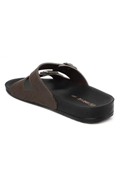 Muya 31410 M Nova Casual Günlük Kahverengi Erkek Terlik