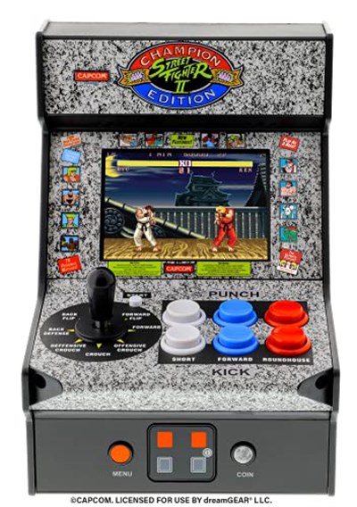 MY ARCADE 19CM STR FIGHTER II CHAMP RETRO KONSOL - Seçenekler: Street Fighter II Edition, Bandai Namco Retro Konsol...