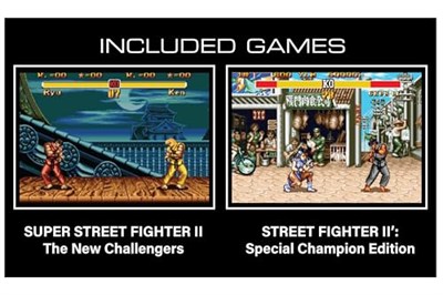 My Arcade Street Fighter II Pocket Player Pro: 2 Oyun, 2.7 inç Renkli Ekranlı Taşınabilir Oyun Sistemi - Seçenekler: Sokak dövüşçüsü, Atari, Bayan Pacman, MegaMan, Pacman...