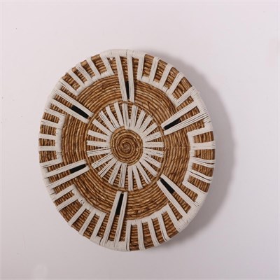 Mylamp Aspendos 50x12 cm Çap- Doğal Abaka Duvar Tabağı
