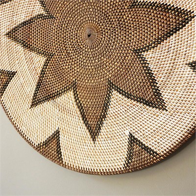 Mylamp Sumatra Elegance Rattan Duvar Tabağı 80x2 Cm
