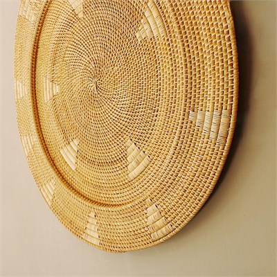 Mylamp Sumba Elegance Rattan Duvar Tabağı 80x6 Cm