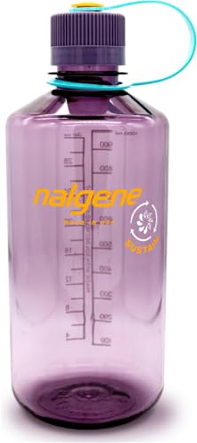 Nalgene Üniseks – Yetişkin EH Sustain içecek şişesi, patlıcan, 1 l - Seçenekler: Tek kişilik, Şişe