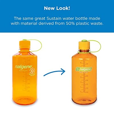 Nalgene Unisex – Yetişkin EH Sustain içecek şişesi, Clementine, 1 l
