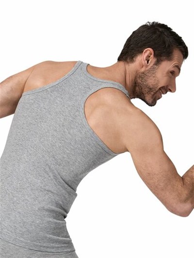 Namaldı 2 Adet Gri Renk Ribana Sporcu Atlet Gri L