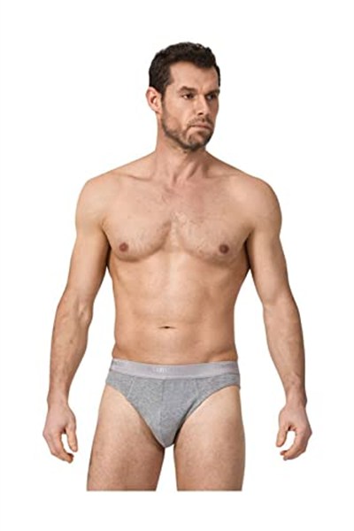 Namaldı 6 Adet Gri Renk Spor Slip Külot Gri L