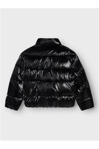 Name it Kız Çocuk Şişme Mont, Siyah, 10 Yaş