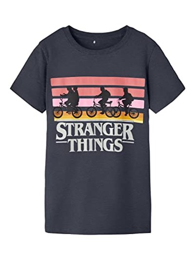 Name It NKFASINA STRANGER SS TOP BFU Tişört Kız çocuk