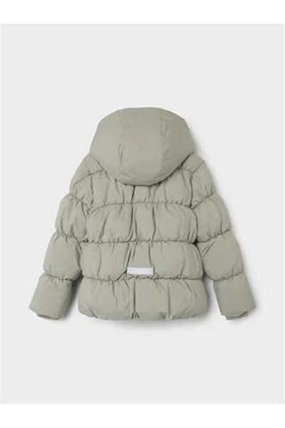 Name it Nkfmorning Unisex Çocuk Şişme Mont, Yeşil, 12 Yaş