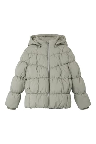 Name it Nkfmorning Unisex Çocuk Şişme Mont, Yeşil, 12 Yaş