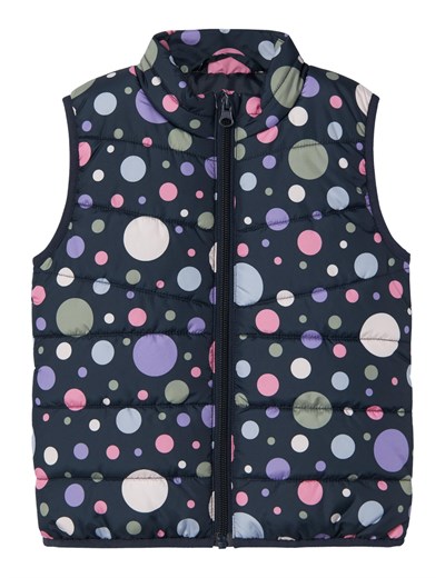 Name It Nmfmylane Vest Aop2 Kapitone yelek Kız Çocuk