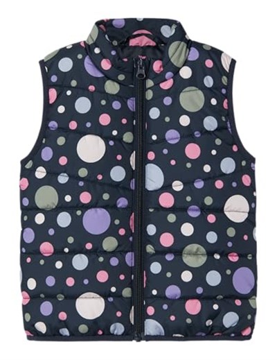 Name It Nmfmylane Vest Aop2 Kapitone yelek Kız Çocuk
