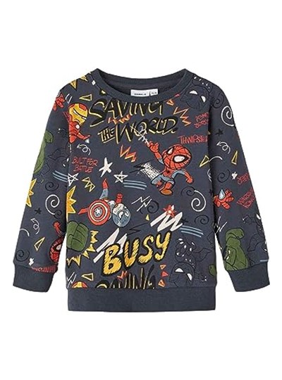 Name It NMMAAGE AVENGERS SWEAT BRU MAR Sweatshirt Erkek çocuk