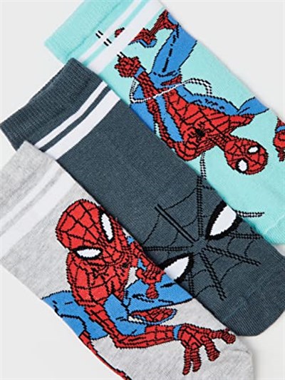 Name It NMMARN SPIDERMAN 3PK SOCK MAR Çorap Erkek Çocuk