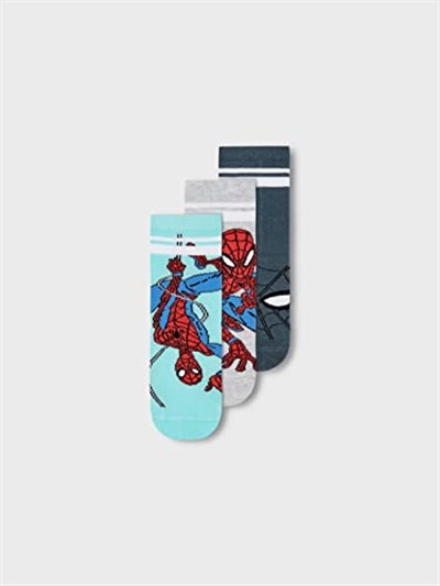 Name It NMMARN SPIDERMAN 3PK SOCK MAR Çorap Erkek Çocuk