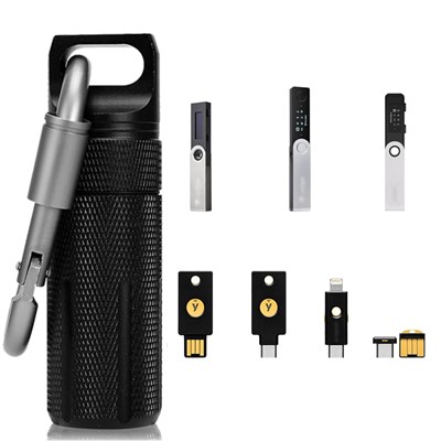 Nano X S S Plus Kasa,Su Geçirmez ve Darbeye Dayanıklı Aksesuar Kılıfı, Uyumlu Cryptocurrency USB Başparmak Sürücü Cihazı kılıfı, Kripto Cüzdanını Korumak için Taşıma Depolama Düzenleyici