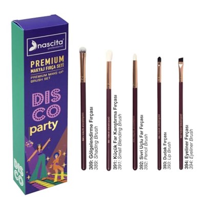 nascita Premium Göz Makyaj Fırça Seti - 01