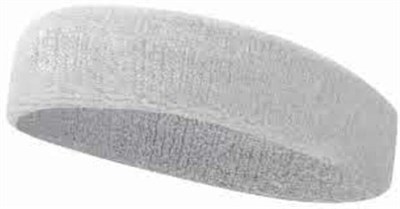 NASYA havlu ter bandı kafa bandı headband tenis saç bandı-Beyaz