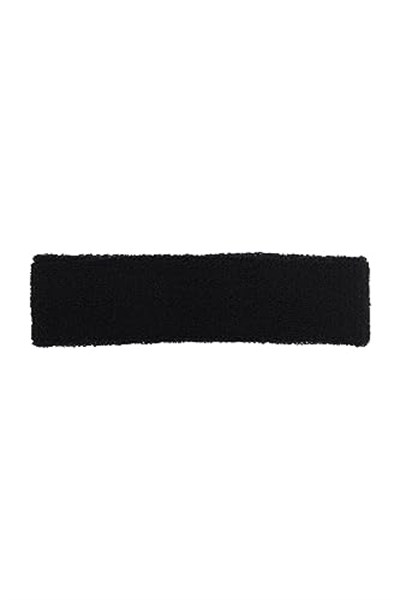 NASYA Siyah sporcu saç bandı ter bandı bandana headband Siyah