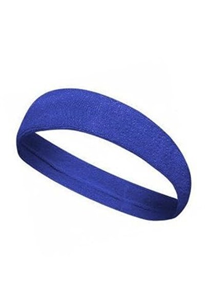 NASYA sporcu havlu kafa bandı, alın ter bandı headband Mavikafabandı Mavi