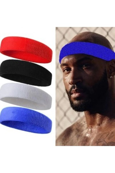 NASYA sporcu havlu kafa bandı ter bandı headband tenis saç bandı Mavi