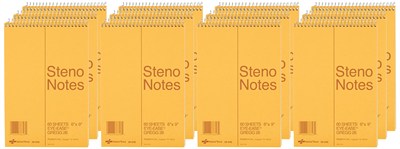 National Brand Steno Not Defteri, Yeşil, 15x23 cm, 60 Sayfa, 12li Paket