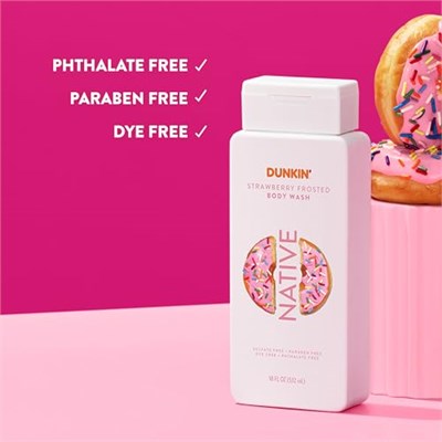 Native Dunkin Strawberry Frosted Vücut Şampuanı 532Ml