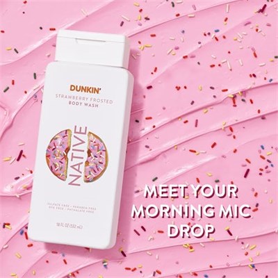 Native Dunkin Strawberry Frosted Vücut Şampuanı 532Ml