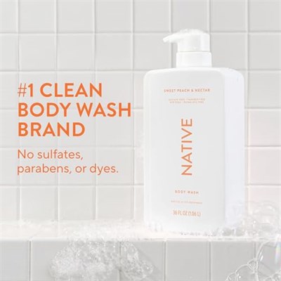 Native Sweet Peach & Nectar Vücut Şampuanı 1064Ml