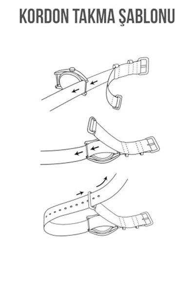 Nato Saat Kordonu – Cobra Kayışı – N32NYL1 – 18mm 20mm 22mm 24mm Uyumlu Tekstil Kayış – Kadın Erkek Çok Renkli