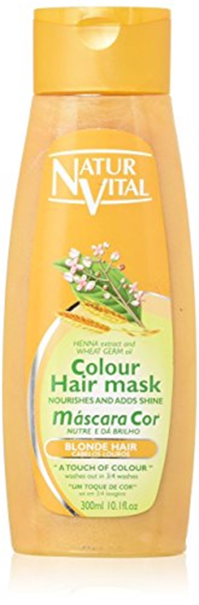 Natur Vital Colour Hair Mask Blonde Hair 300ml Sarı Saçlar İçin Renk Koruyucu Bakım Maskesi