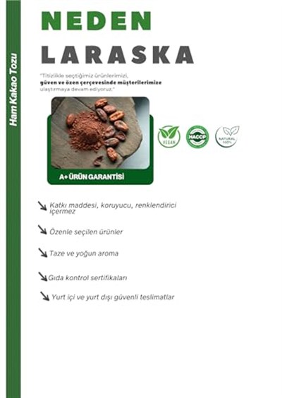 Natural Ham Kakao Toz 100g - Raw Cacao Powder