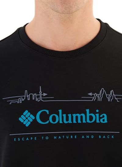 Nature And Back Crew Erkek Siyah Outdoor Sweatshirt CS0329-010