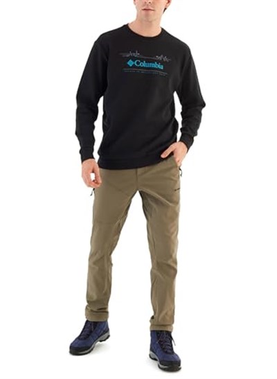 Nature And Back Crew Erkek Siyah Outdoor Sweatshirt CS0329-010