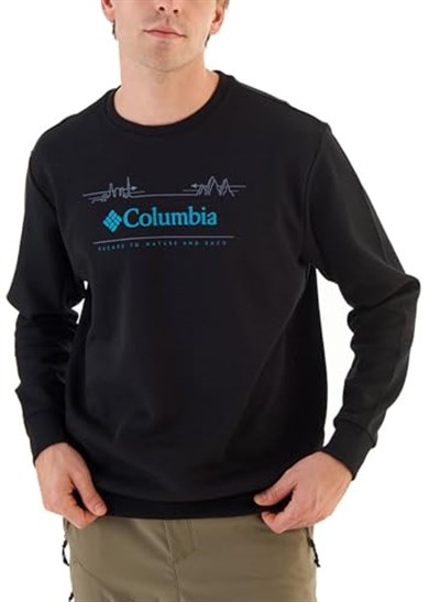 Nature And Back Crew Erkek Siyah Outdoor Sweatshirt CS0329-010