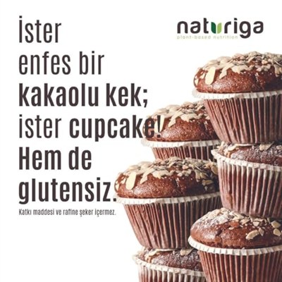 Naturiga Glutensiz Kek Karışımı (Kakaolu) 260 gr