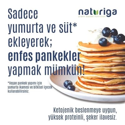 Naturiga Ketojenik Pankek Karışımı 250 gr Glutensiz