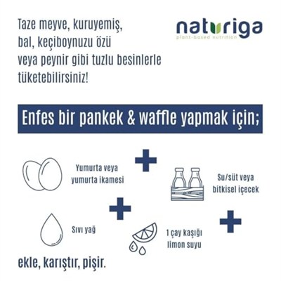 Naturiga Ketojenik Pankek Karışımı 250 gr Glutensiz