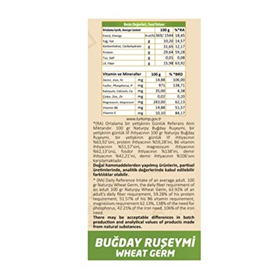 Naturpy Doğal Buğday Ruşeymi 300 Gr