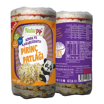 Naturpy Kinoalı & Karabuğdaylı Pirinç Patlağı 100 Gr