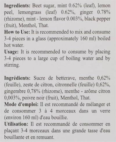 Naturpy Nane Limon Zencefil Atom Küp Çay 135 G