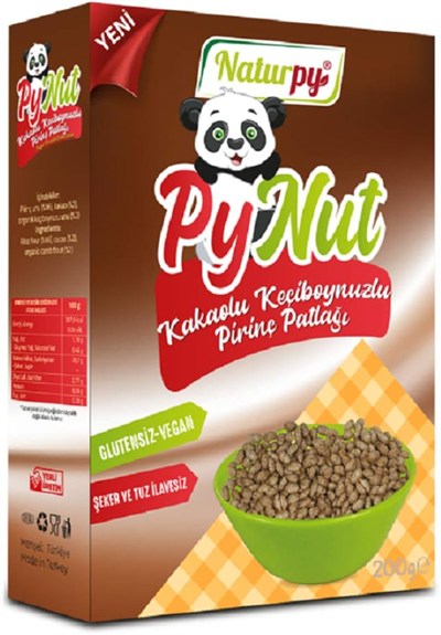 Naturpy Pynut Kakaolu Keçiboynuzlu Glutensiz Pirinç Patlağı