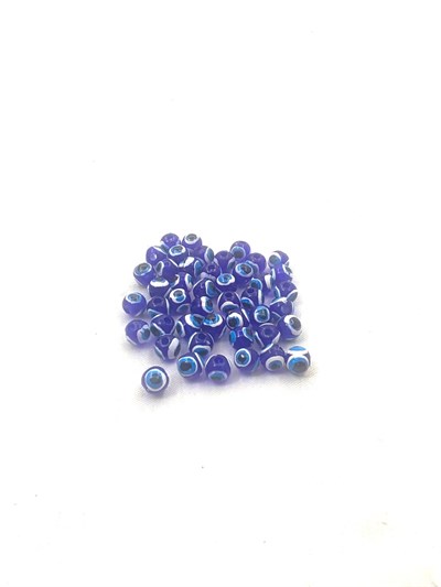 NAZAR BONCUĞU (100 ADET AKRİLİK) (6 MM) - Bedenler: 6 MM, 8 MM, 10 MM, 12 MM, 14 MM, 16 MM, 18 MM, OVAL DÜZ...